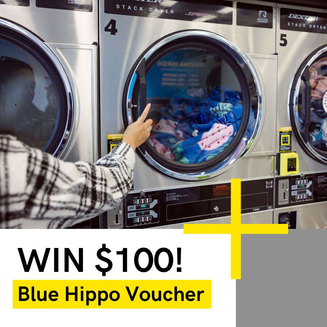 WIN $100 Blue Hippo Voucher